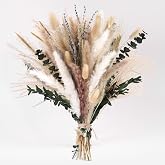 Bpole Dried Pampas Grass Bouquet -92 Pcs 11-13inch 9 Styles Boho Decor | Pampas Grass Decor with Bunny Tails,Eucalyptus &amp; Lavender for Vase Filler, Wedding Centerpiece,Farmhouse and Rustic Decor