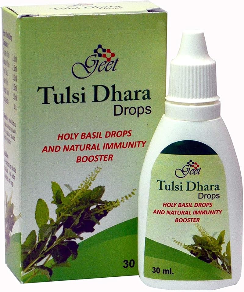 GEET Tulsi Drops 30ML - Natural Immunity Booster with 5 Rare Tulsi Types
