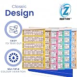 ZEBTON Bingo Books 600 Game Tickets 6 Game Assorted Colors Stationary Fun view 2