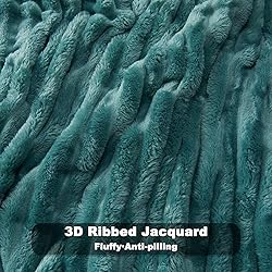 NEWCOSPLAY Super Soft Throw Blanket Light Teal