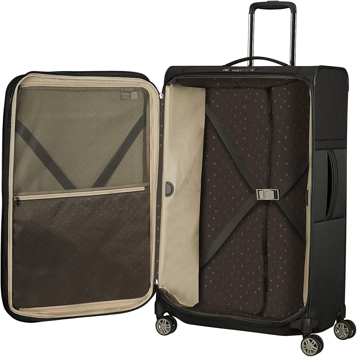 Samsonite Airea - Spinner L Expandable, Suitcase, 78 cm, 111.5/120 l, black (black), L (78 cm - 111.5 L/120 L) - Image 4