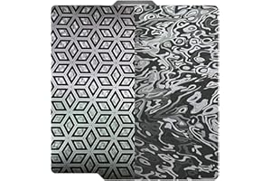 Wefuit 2025 New ACH Build Plate,Crystal+Abyss Build Plate for Bambu Lab A1/X1C/X1/X1E/P1P/P1S 3D Printer,Smooth Surface 257x257mm Spring Steel Plate,Double Sided Flexible Sheet Removable Platform.