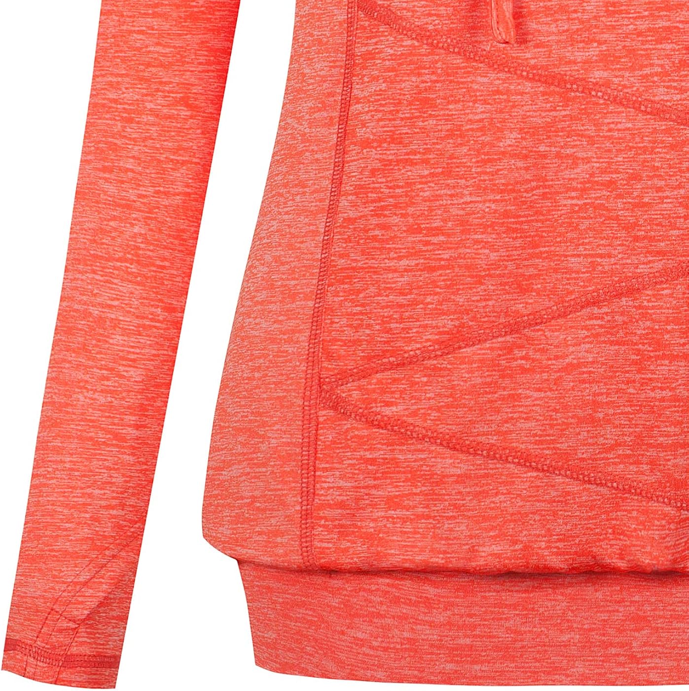 Ninedaily Women's Long Sleeve Hoodies Winter Workout Fitness Tops Exercise Shirt: Clothing