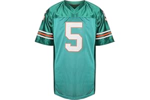 Phoneutrix #5 Ray Finkle Ace Ventura Pet Detective Jim Carrey Movie Football Jersey Green