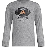 adidas Boy's Adi Sport Heather Long Sleeve Tee (Toddler/Little Kids)