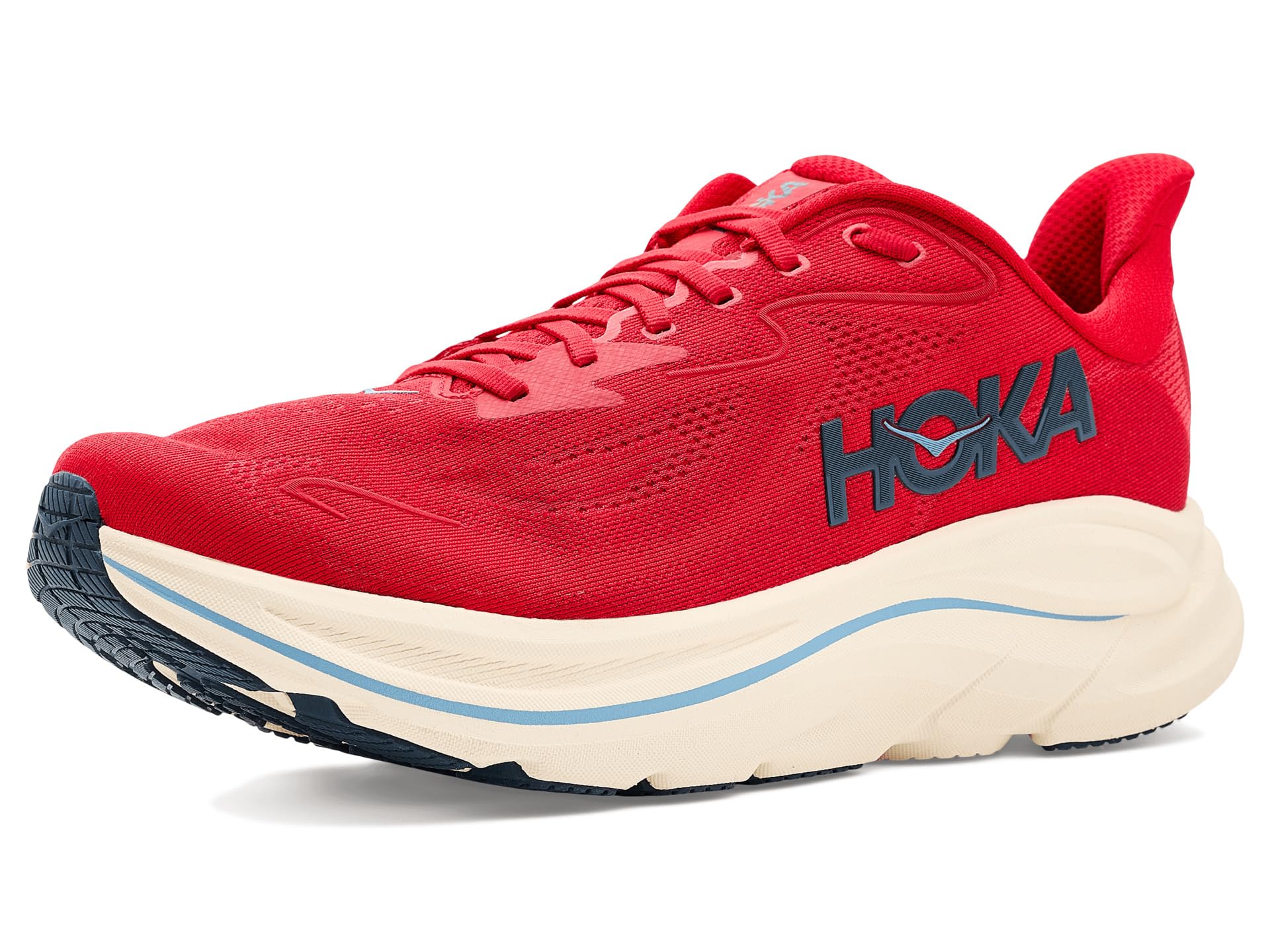 Hoka Men Clifton 10 Vermillion/Varsity Navy 13 Medium Image