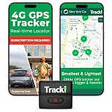 Tracki GPS Tracker for Vehicles – Real-Time 4G LTE Assets & Car Tracking Device with App, Magnetic Mount, Compact Design, Worldwide Coverage – iOS & Android (Subscription Required)