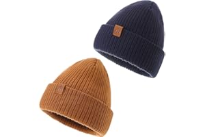 LMLALML Beanie for Toddler Boys Elegant Baby Beanie Knit Winter Hat for Kids