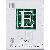 Roaring Spring Engineering Pad, 8.5" x 11", Green, 200 sheets