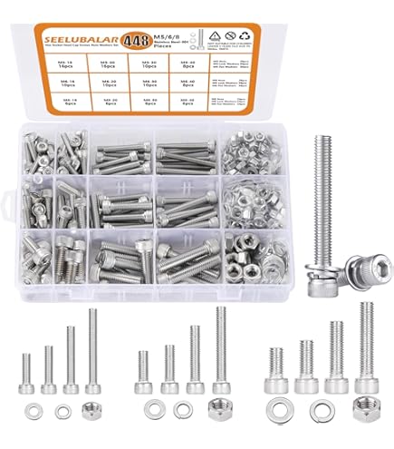 Tornillos De Cabeza Hexagonal M6 X 70 Mm - 10 Unidades, Rosca De 48 Mm, Acero Al Carbono Niquelado