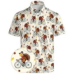 Xdceu Funny Golf Shirts for Men - Thanksgiving Golf