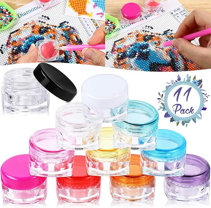 Amazon.com: 11 Pieces Diamond Wax Holder Diamond Painting Tool Glue