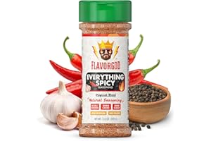 Everything Spicy Seasoning Mix by Flavor God - Premium All Natural & Healthy Spice Blend for Steak, Salad, Chicken, Dips & Vegetables - Kosher, Low Sodium, Dairy-Free, Vegan & Keto Friendly - Great Flavor Spices and Seasoning Gift