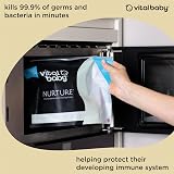 Vital Baby NURTURE Microwave Sterilising Bags 5 Pack reusable 150 uses view 5