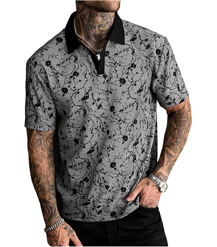 Amazon.com: VIPWOLF Men's Leopard Print Shirt Button Down Short