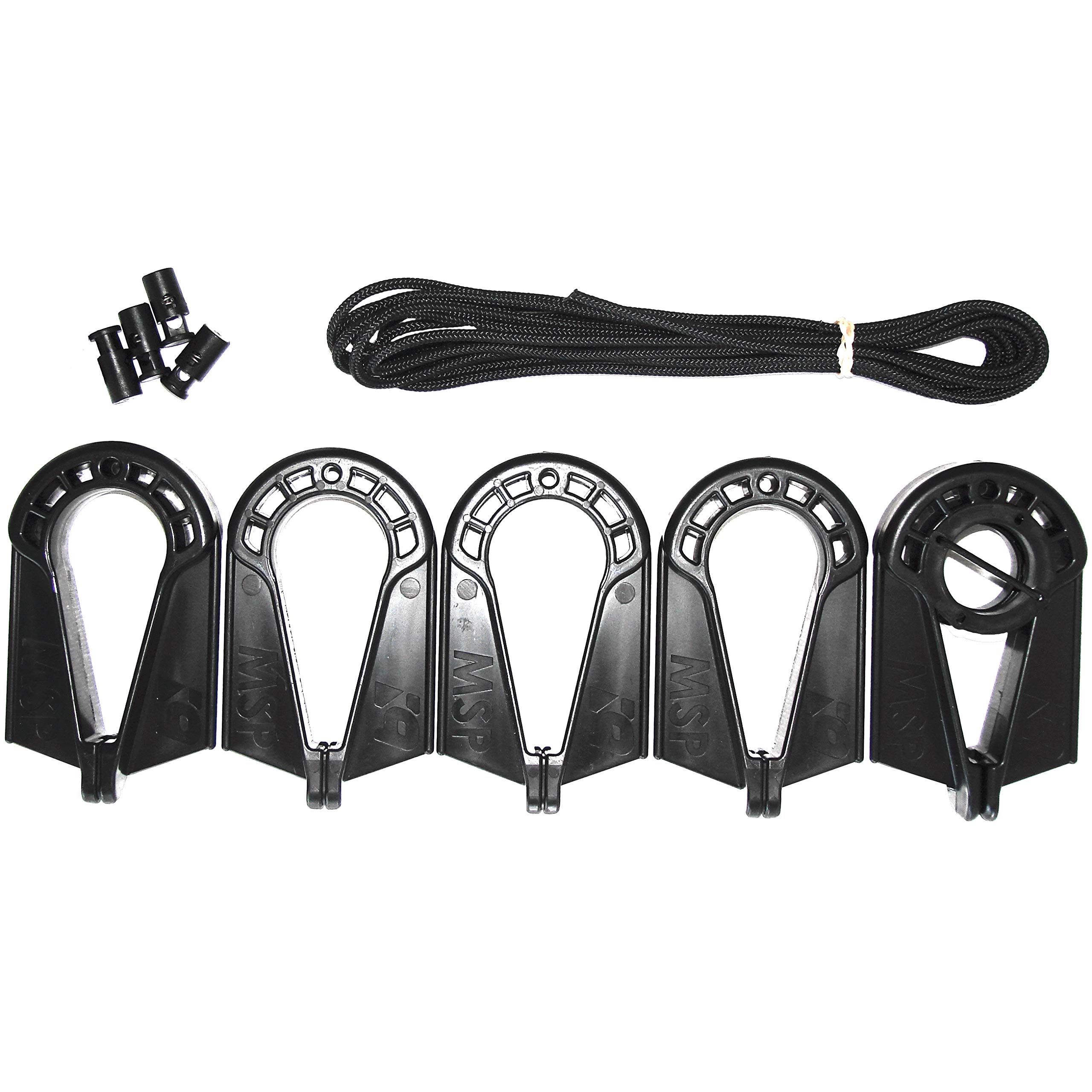 Blokart Mast Protector Foil Set Unisex Adult, Black