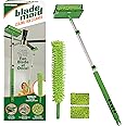 Blade Maid Ceiling Fan Cleaner- Cleaning Tool with 3 Foot Extendable Pole, Cleaning Head, Reusable Fiber Duster, & Flexible Dusting Brush