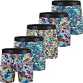 CONKEND Mens Boxer Briefs Cotton Underwear Short Leg Comfy Breathable Sport Short Leg Boxer Briefs