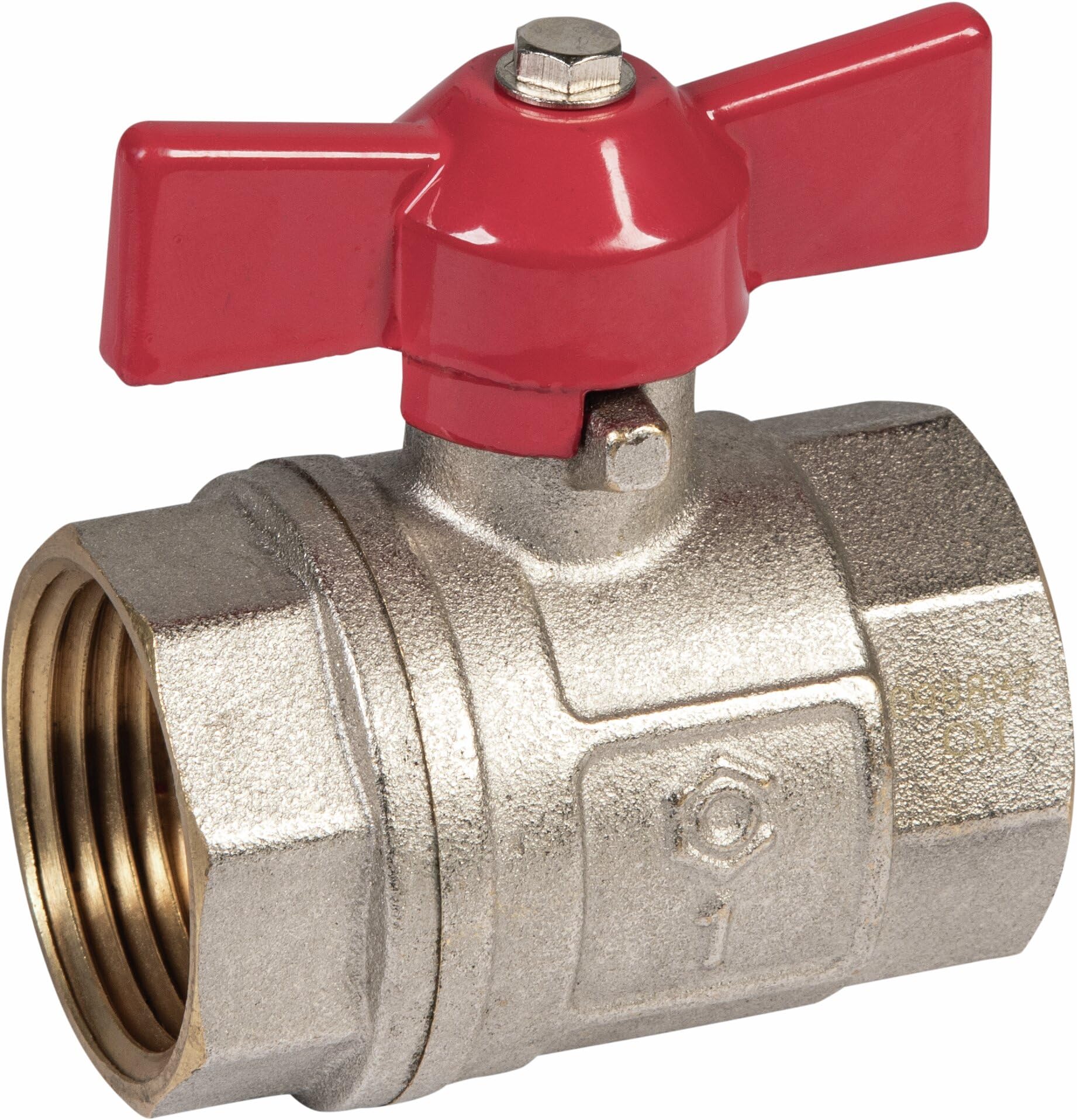 CORNAT T594106 Heating ballcock 1"IT Brass Plated, 1 pollice