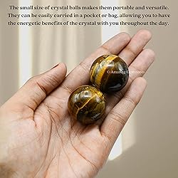 Amazing Gemstone Tiger Eye Crystal Ball - 1 Inches