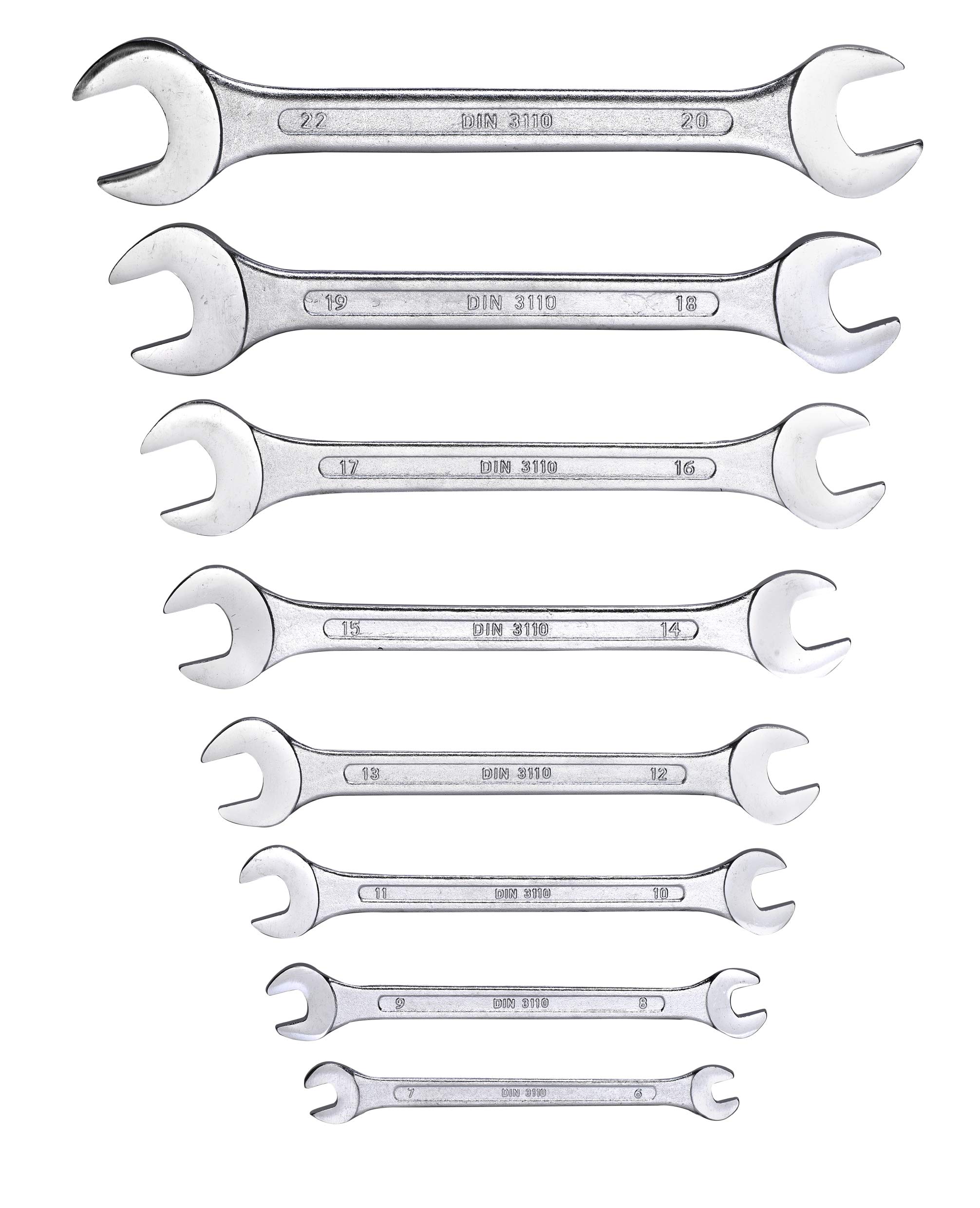 kwb Kraftixx fork wrench set, 8-piece 470390