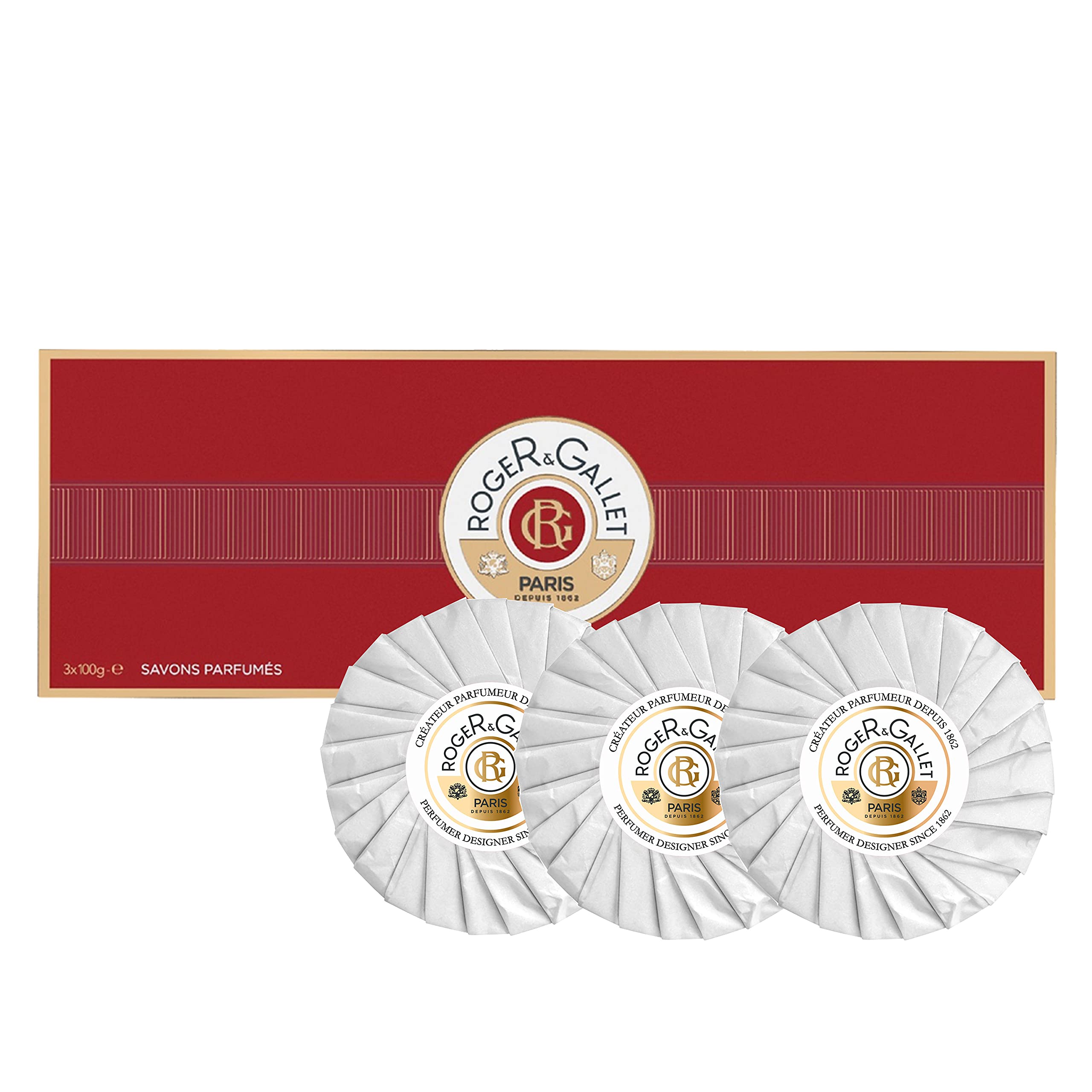 Roger & Gallet Jean-Marie Farina Soap Set 3 x 100 g