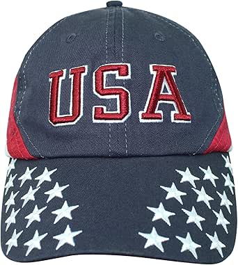 Red white blue baseball hat Clearance
