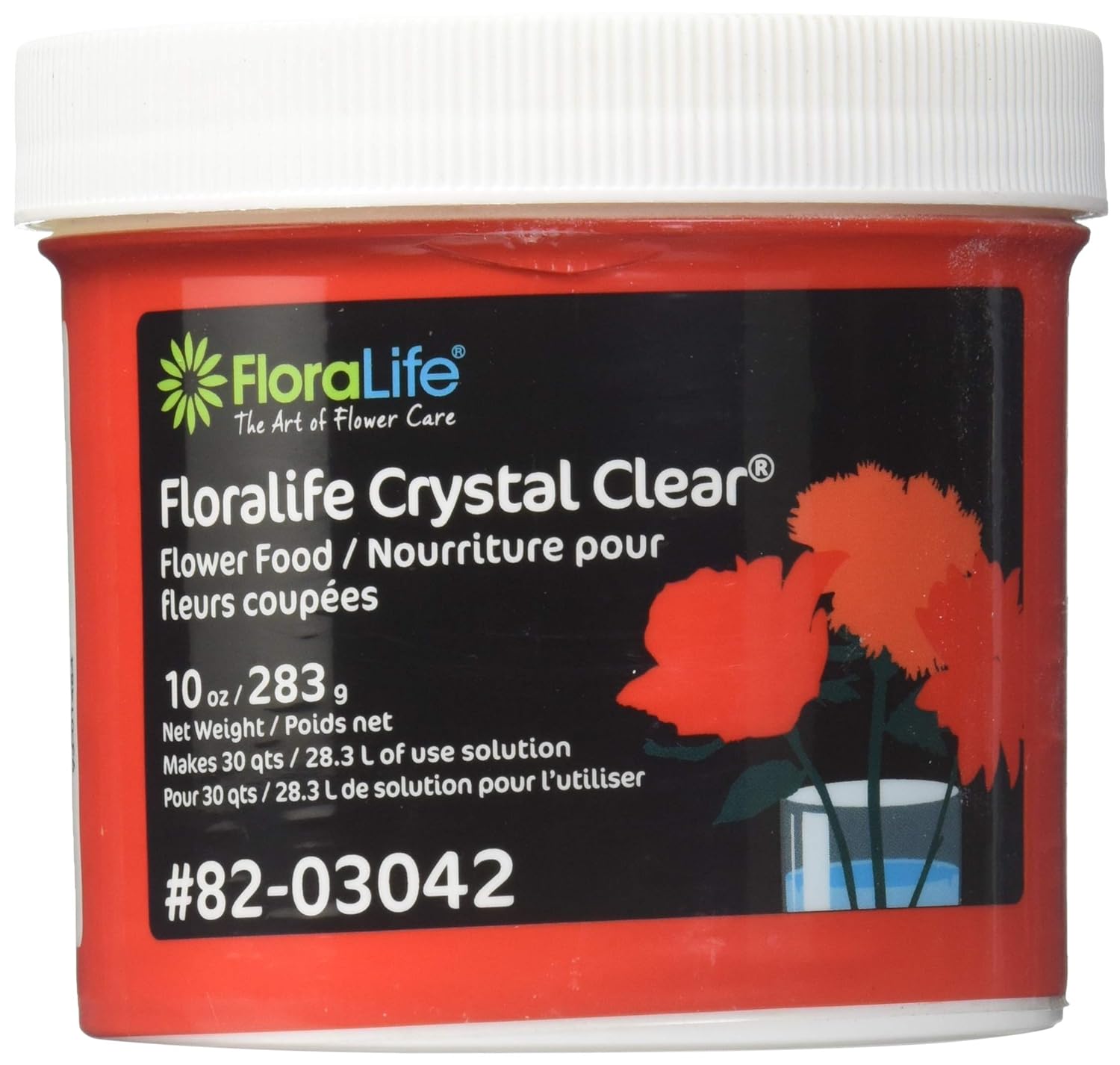 Cut Flower Food Floralife Crystal Clear 10 Ounce 10 Ounce, Original