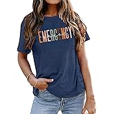 Nurse Shirt for Women School Nurse T Shirt Funny Er Nurse Tee Nursing Life Short Sleeve