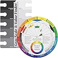 Color Wheel Pocket Guide with Gray Scale Value Finder – for both the amateur and professional artists