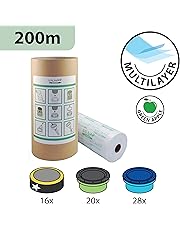 Ricarica Mangiapannolini Multistrato leggermente Profumata con Trattamento Antiodore EVOH compatibile ricariche Sangenic Tommee Tippee & Sangenic Tec | Angelcare | Litter Locker II