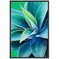 SIGNWIN Framed Canvas Wall Art Tropical Succulent Plant Canvas Prints Home Artwork Decoration for Living Room,Bedroom - 16x24 inches