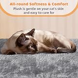 Yaheetech Cat Tree 106cm Multilevel Tower with Double Condo Scratching Post view 8
