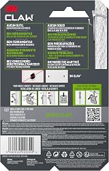 3M CLAW Picture Hangers 4 Hooks for Drywall Up to 11 kg No Tools Needed view 2
