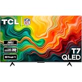 TCL 55 Inch T7 Series 4K 120Hz QLED Smart Google TV, 55T7 (Latest Model) | Dolby Vision HDR and Atmos, HDR10+, Game Accelerator 240 and VRR for Sports and Gaming, Alexa+, Native 120Hz Refresh Rate