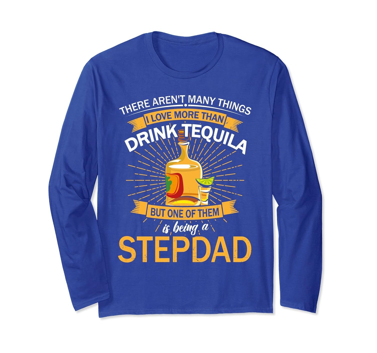 Funny Tequila Stepdad Long Sleeve Mexican Drinker-anz