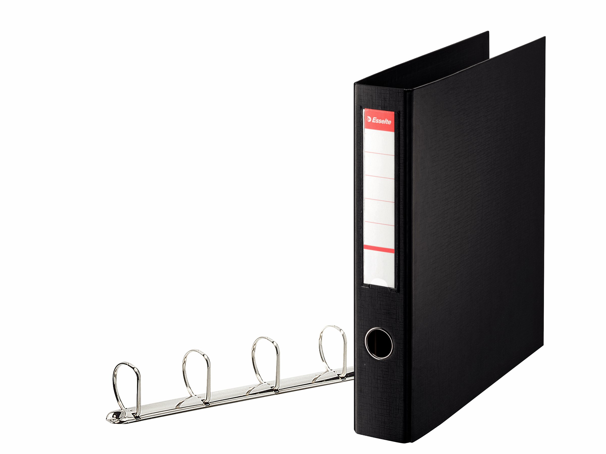 Esselte A4 Maxi 4 cm Diameter PP Standard Ring Binder - Black
