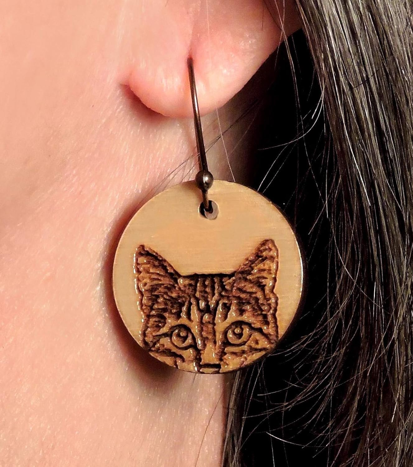 Free Delivery And Returns Cat Earrings Black Brown Tabby Gray Tabby Orange Tabby Or Siamese Handmade 2018 Latest Www Istanbulhairline Com