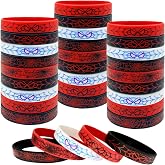 LCPQMZGH 30 Pieces Spider Bracelets Silicone Wristbands for Halloween Theme Birthday Party Decorations Supplies