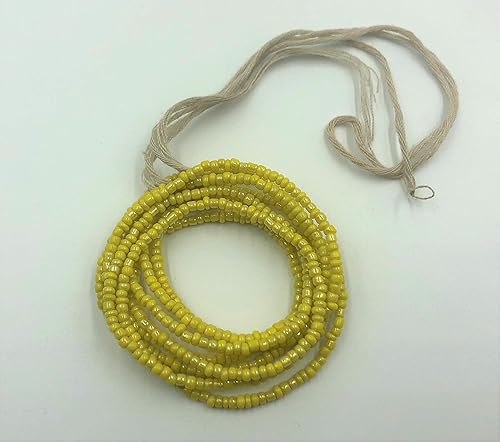 yellow waist beads