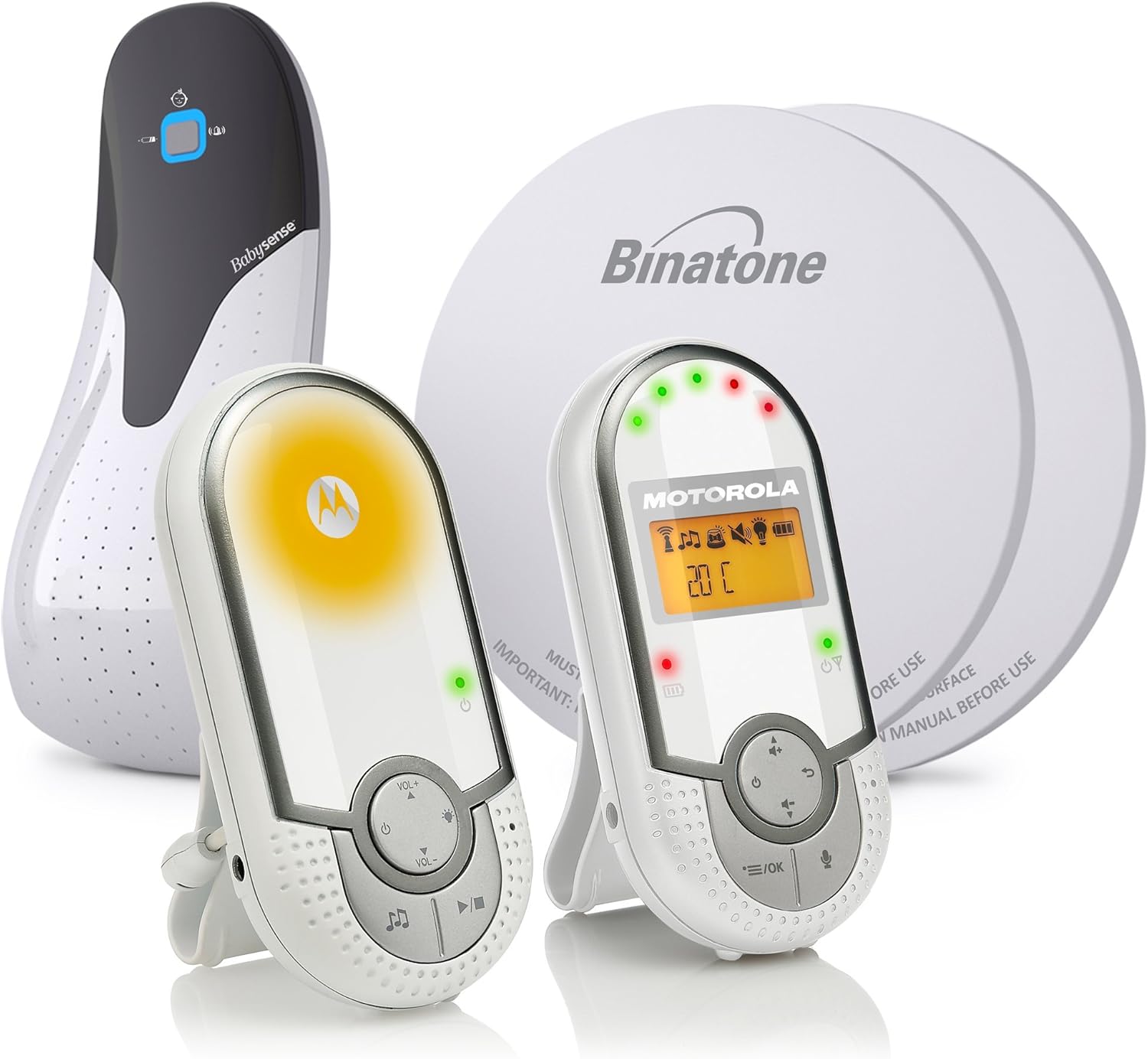 motorola mbp26 digital audio and video monitor baby sense sensor