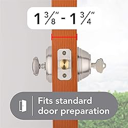 Baldwin Round, Single Cylinder Front Door Deadbolt
