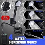 Spopal Portable Shower Camping Pump 6000mAh LED Display IPX7 Four Modes view 3