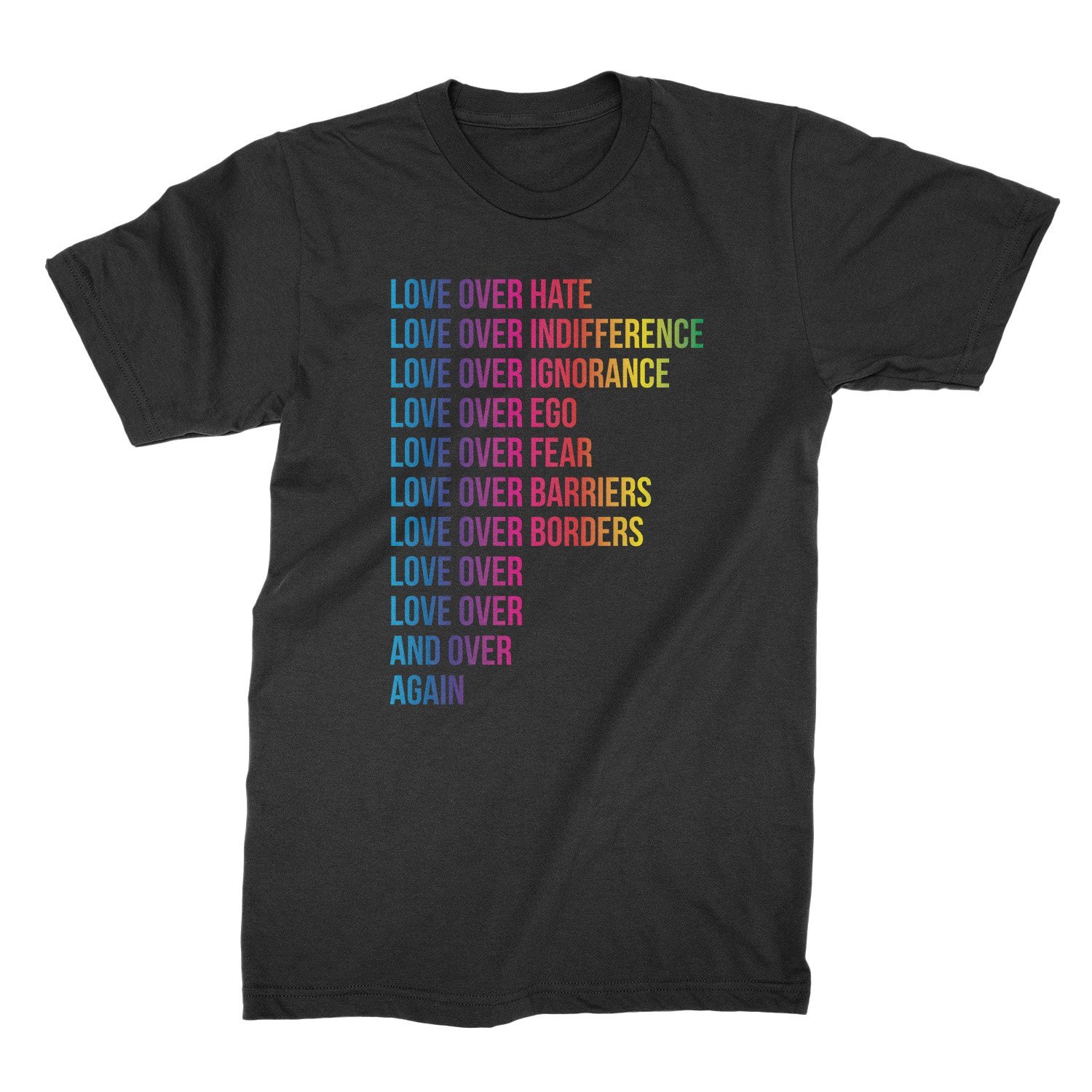 Indifference Shirt: Love Clothing Hate Over Amazon.com: