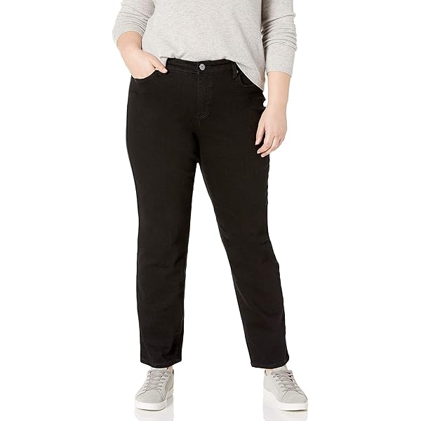 Jean Bandolino Noir Femme Taille 8P - Coupe Straight, Couleur Foncée, Occasion Excellent état