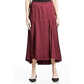 Max Studio Womens Satin High Low Hem Skirt