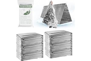 Kovshuiwe Emergency Mylar Thermal Blankets,4/10/30-Pack Space Blanket Survival kit Camping Blanket,Thermal Blankets Survival,Emergency Blankets Perfect for Outdoors,Hiking,Survival,Bug Out Bag