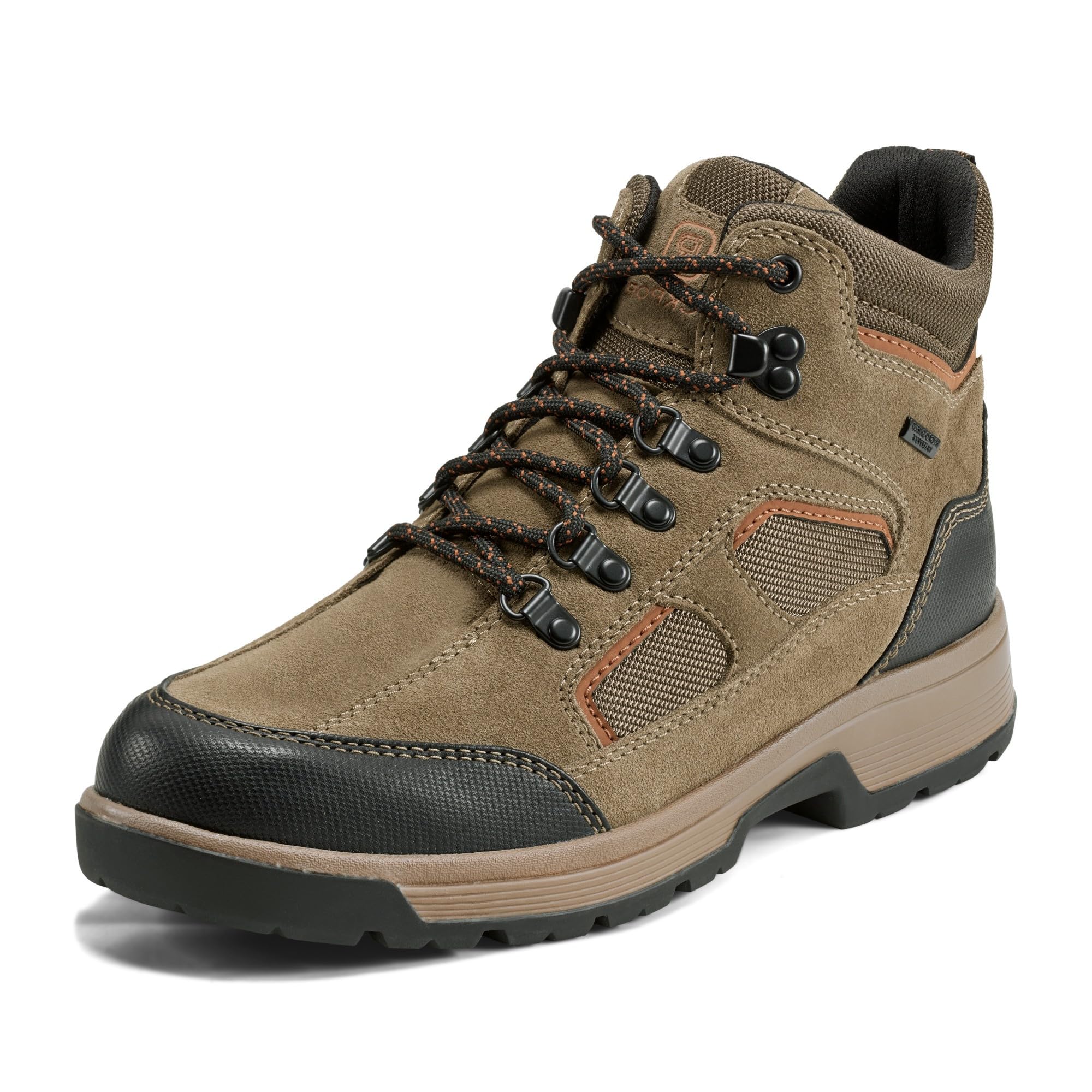 Rockport Men’s Evan Waterproof Boot, Taupe Multi, 14 Medium