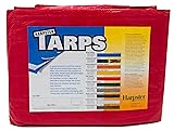 10 Ft. X 12 Ft. High Visibility RED Tarp - 3.3