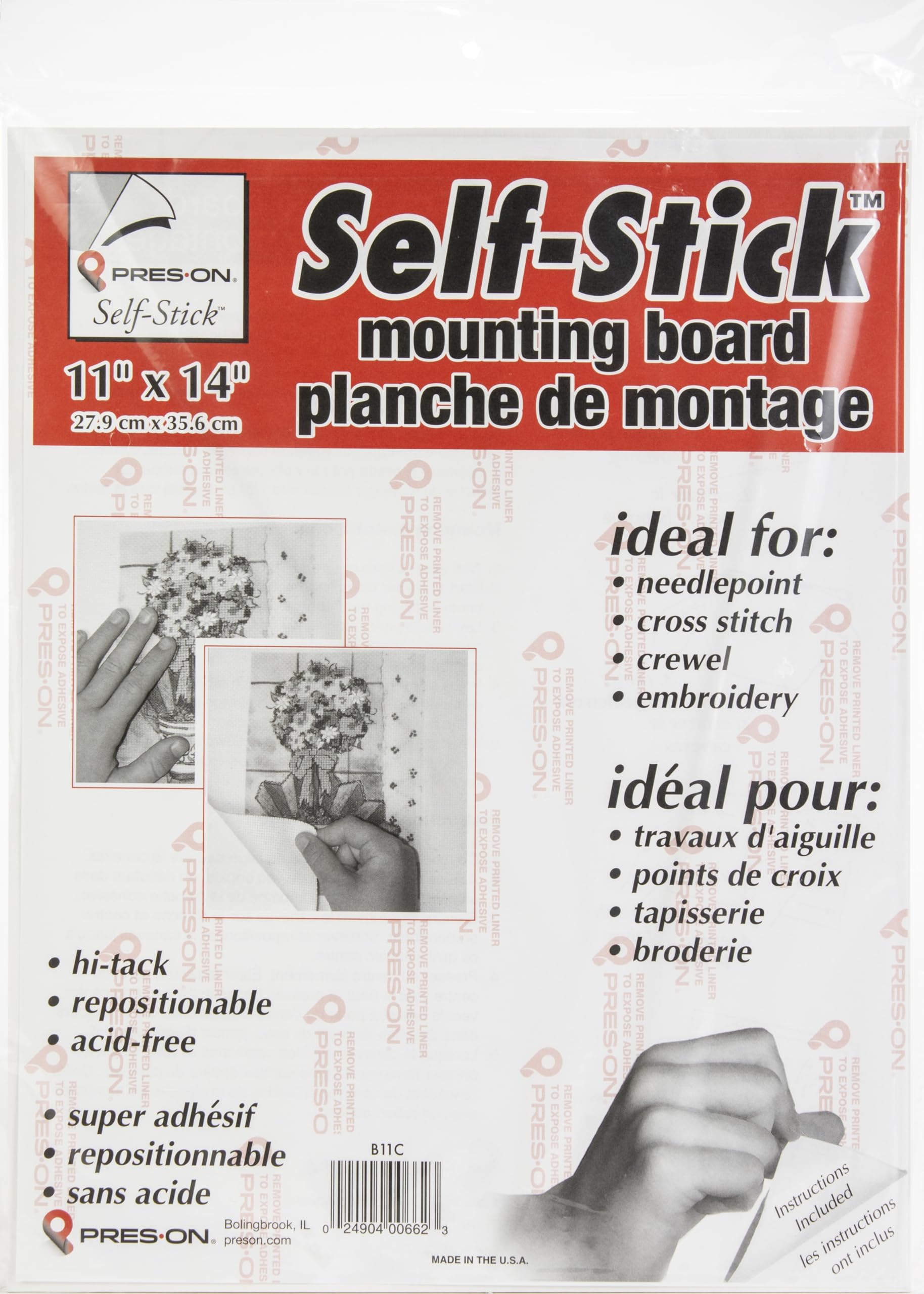 Pres-On Mounting Board 11"X14"